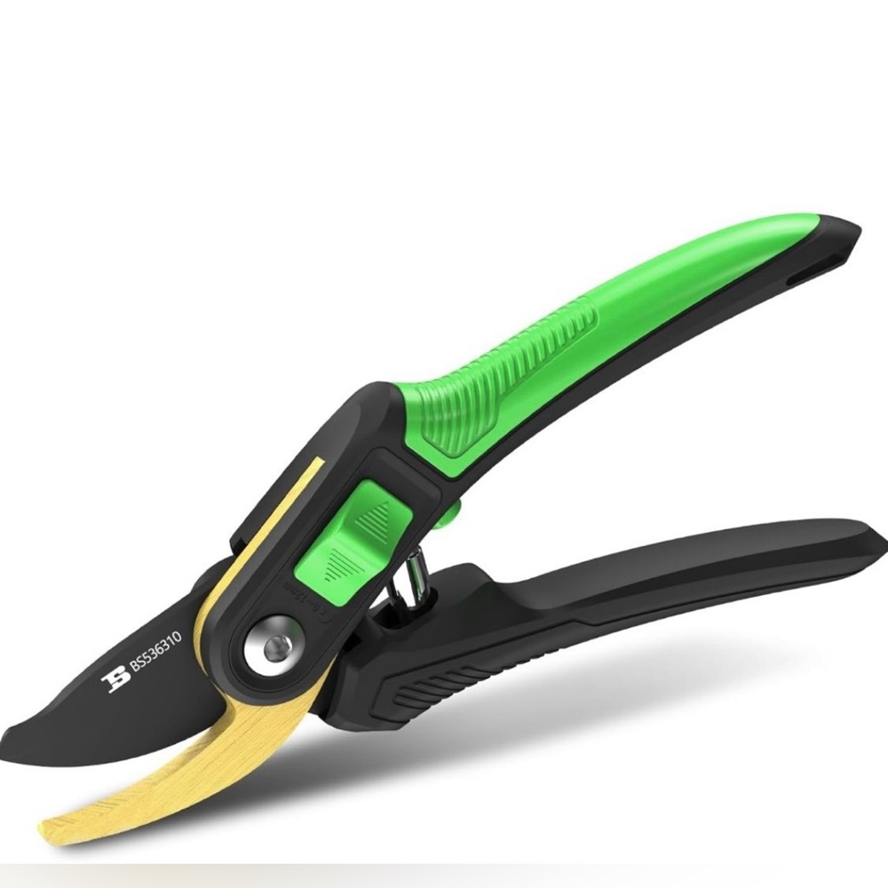 Green And Black Garden Pruning Shears